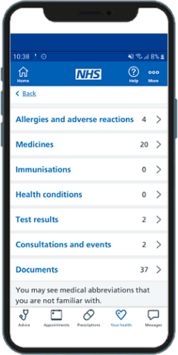 nhs phone app